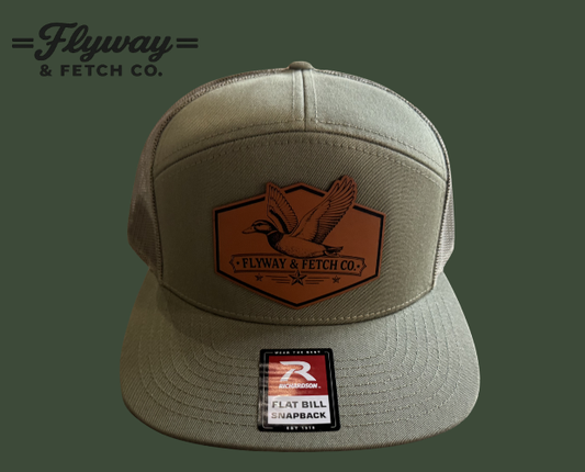 Leather Patch Hat (Green)